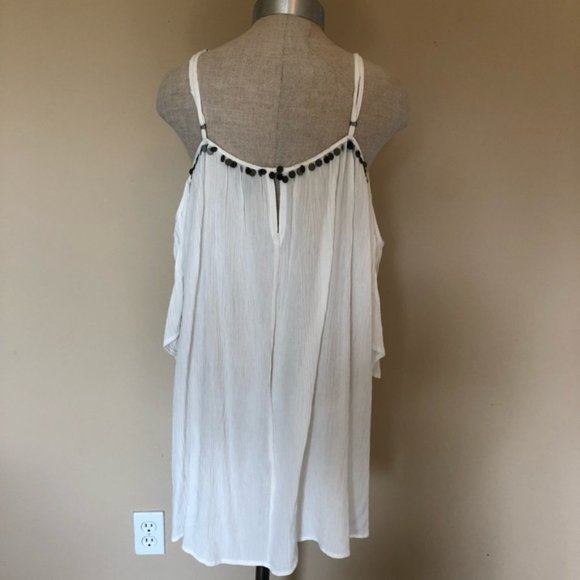 UO ecote cold shoulder sequin trim tunic top boho bohemian hippy festival - Picture 3 of 8